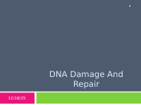 DNA Damage And Repair.pdf